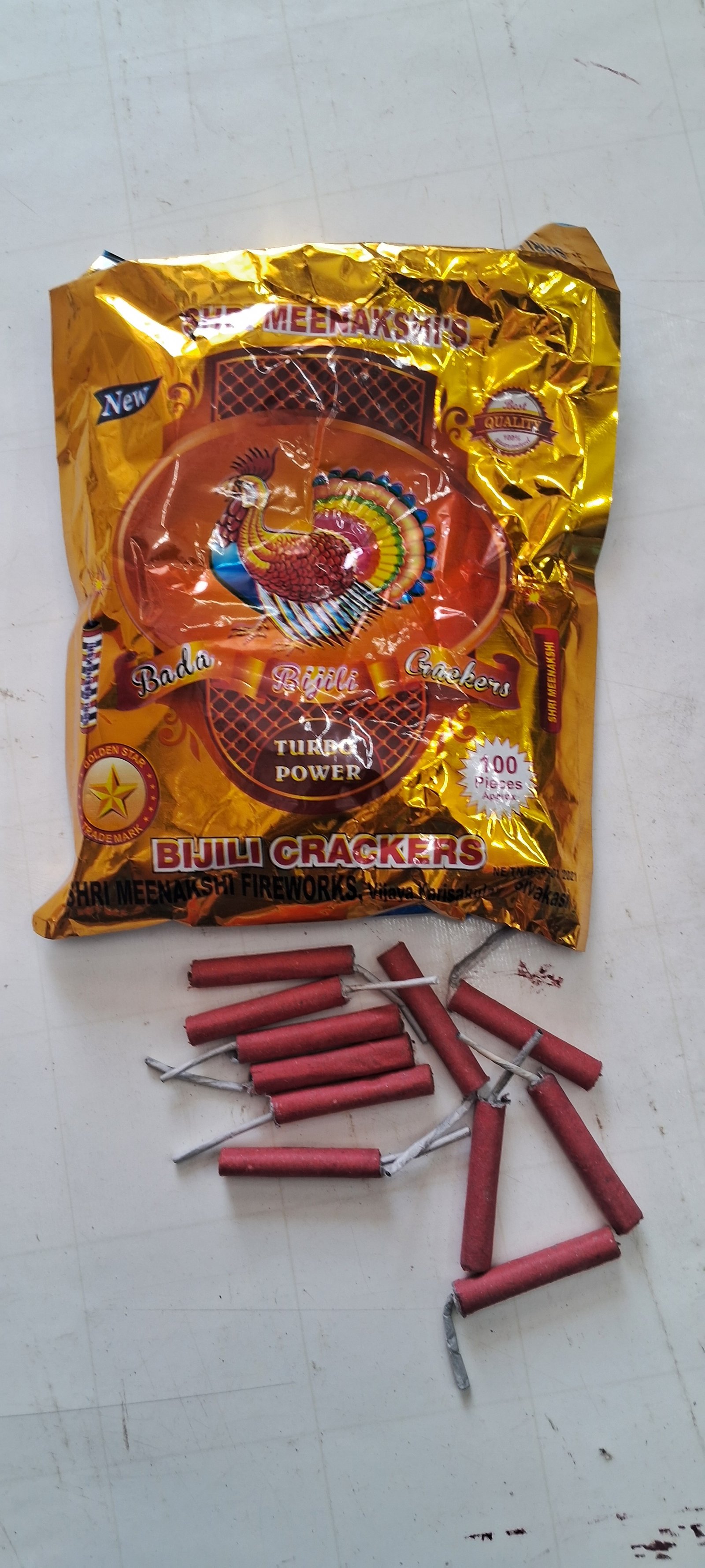 Gold Red bijili