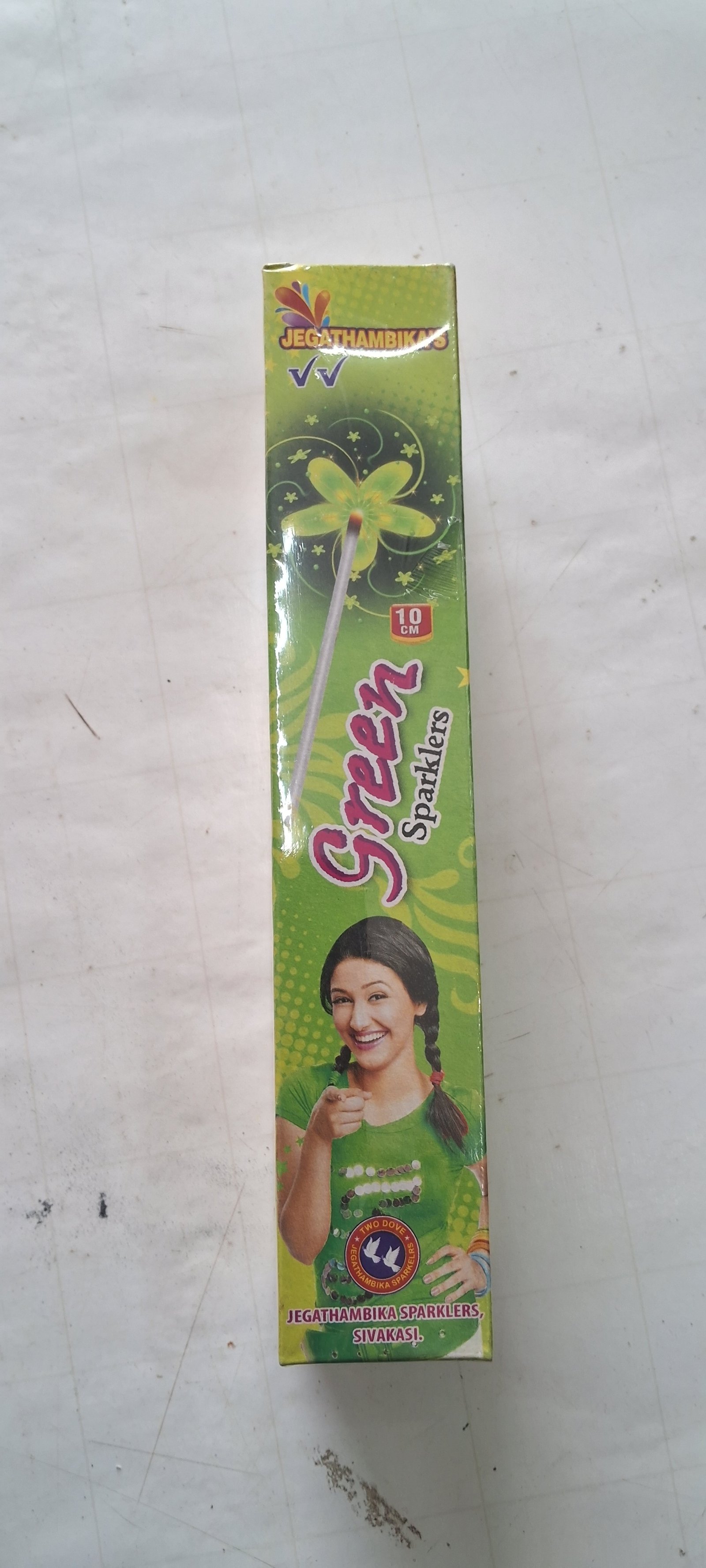 10 Cm Green Sparklers