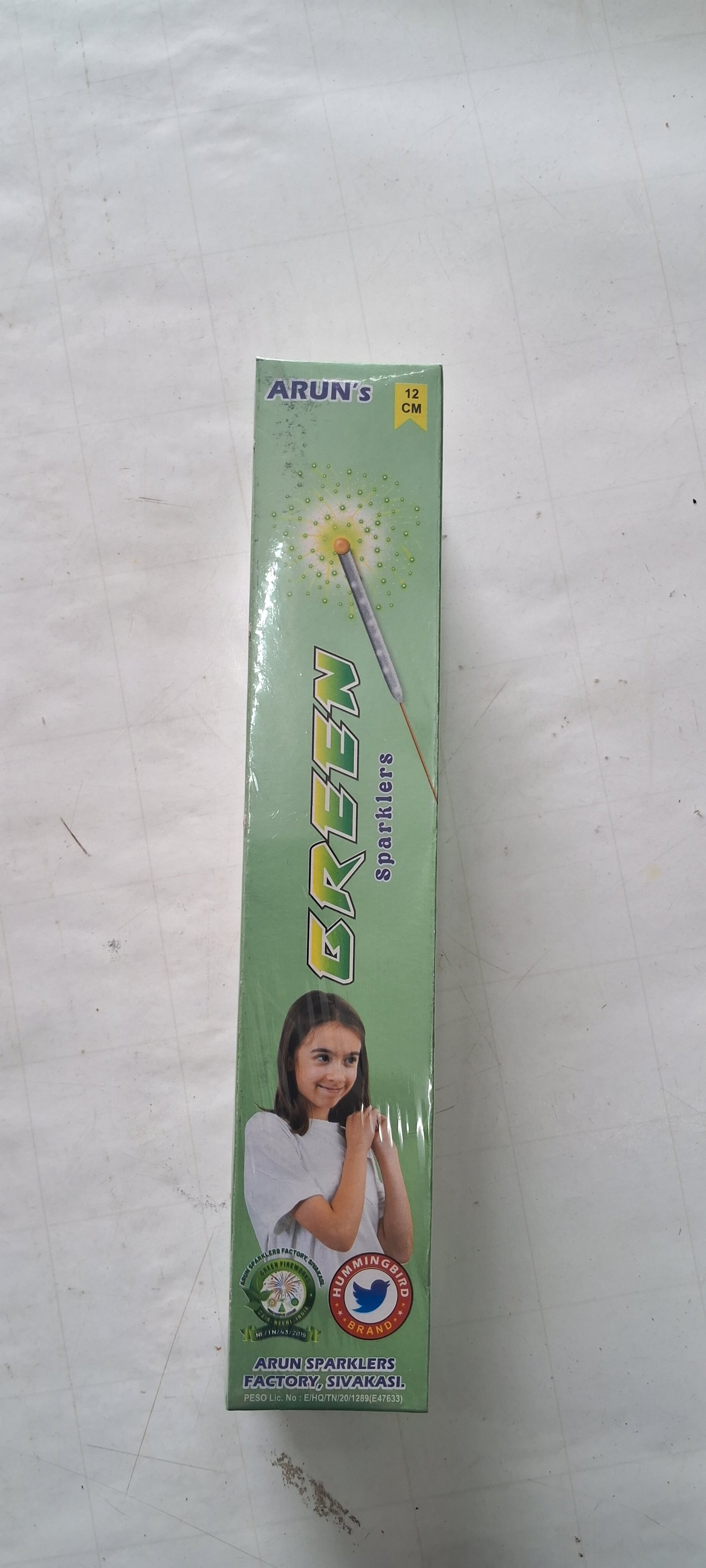 12 Cm Green Sparklers